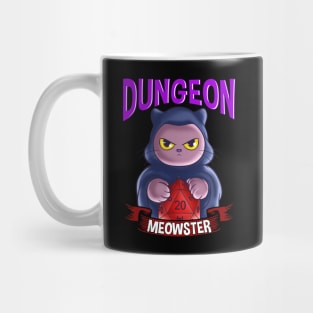 Dungeon Meowster Cute & Funny Gaming Mug